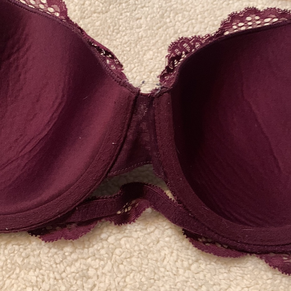 La Senza So Free burgundy lace bra 34C - Picture 5 of 14